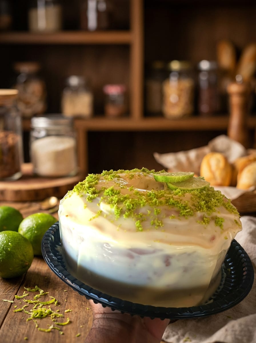 Bolo de limão caseiro